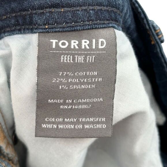 Torrid Luxe Slim Bootcut Jeans Size 18R - Picture 7 of 8